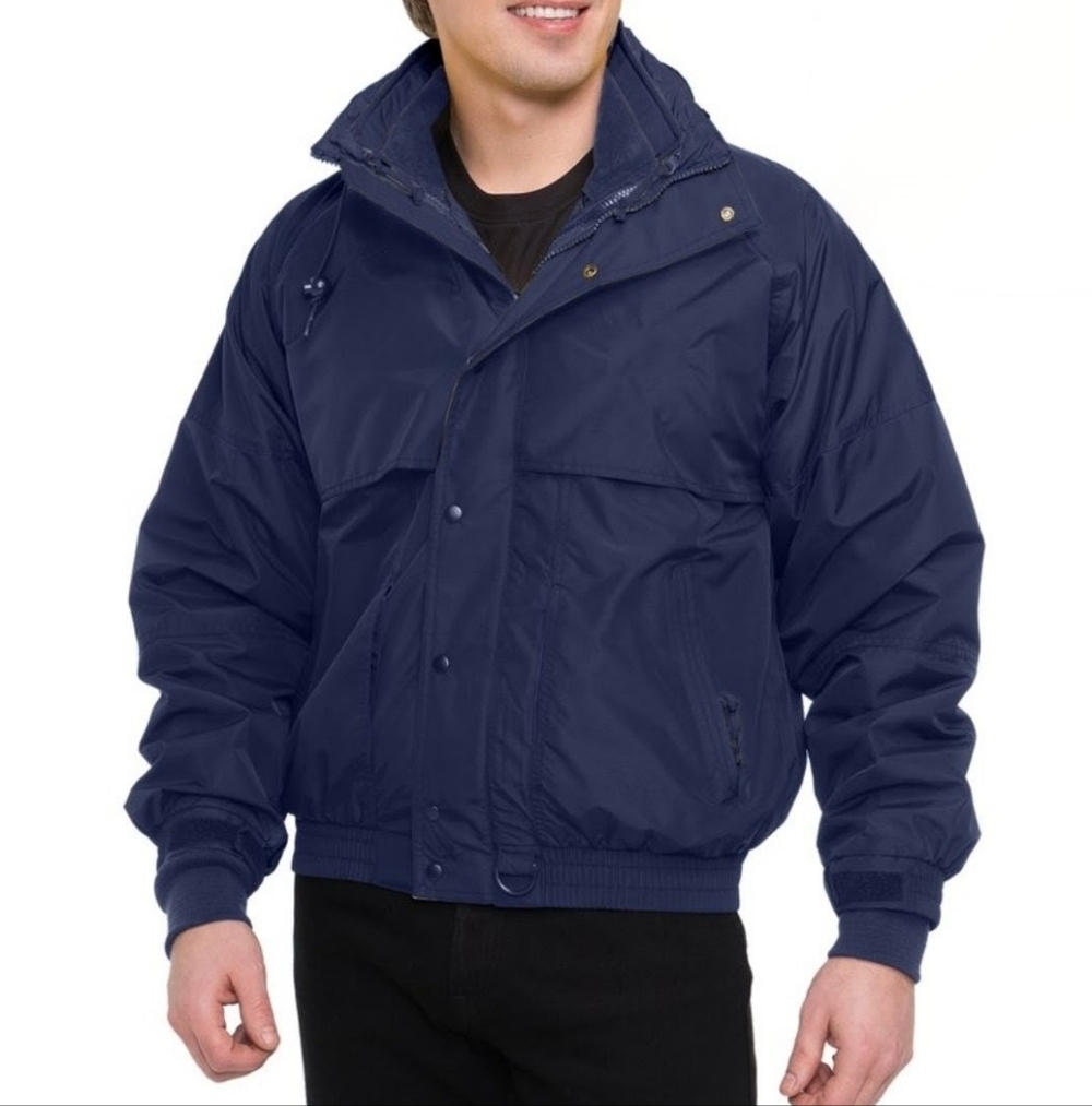 Tri-Mountain Men's Dakota 3-in-1 System  Performance Jacket  Hidden Hood Sz 2XL